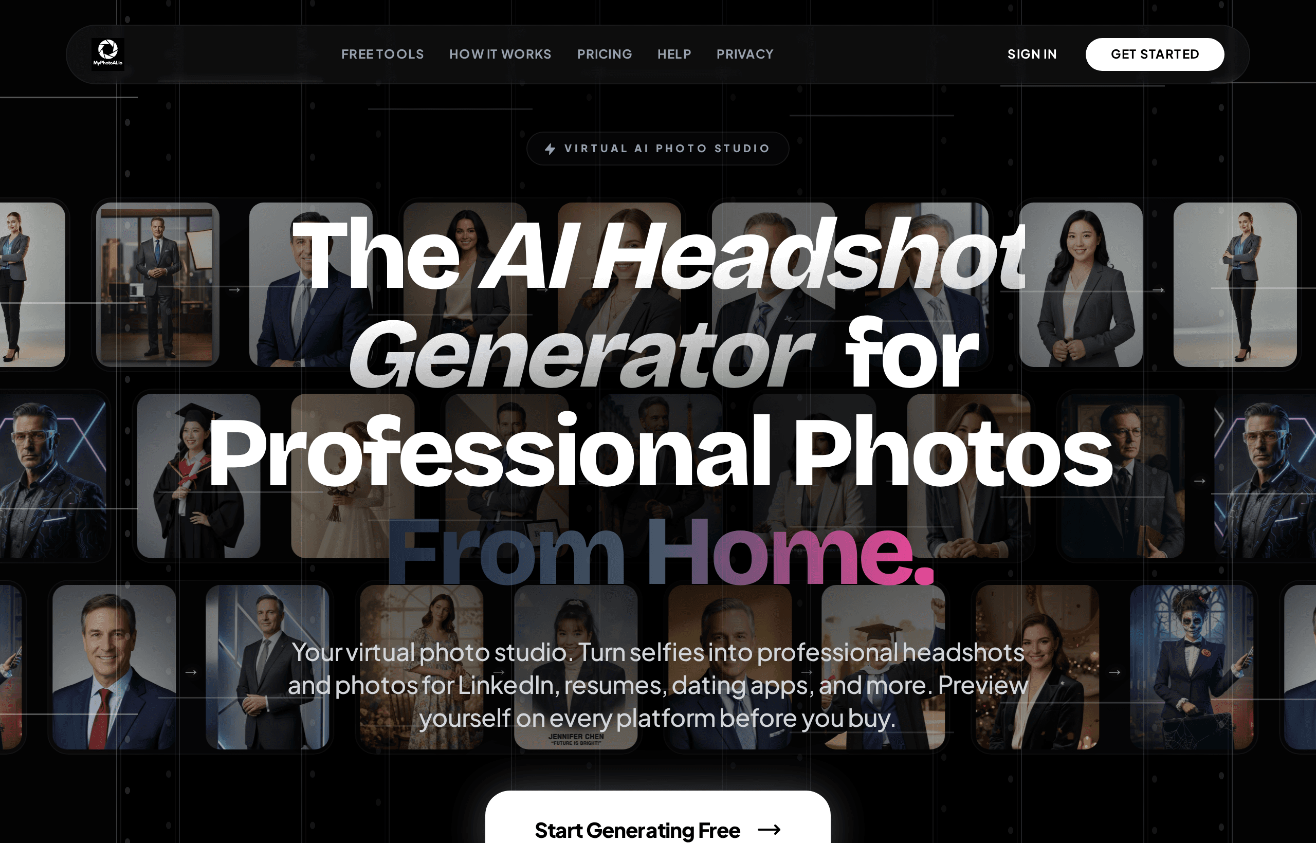 MyPhotoAI running in production